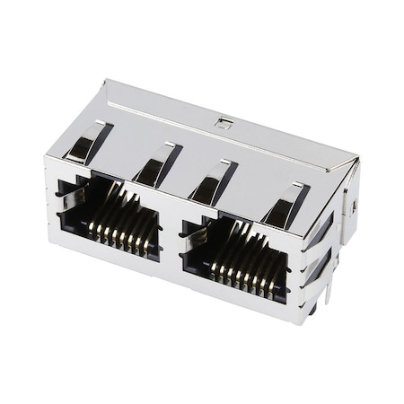 Molex Telecom And Datacom Connector, 16 Contact(S), Female, Right Angle, Solder Terminal, Locking, Jack 442480089